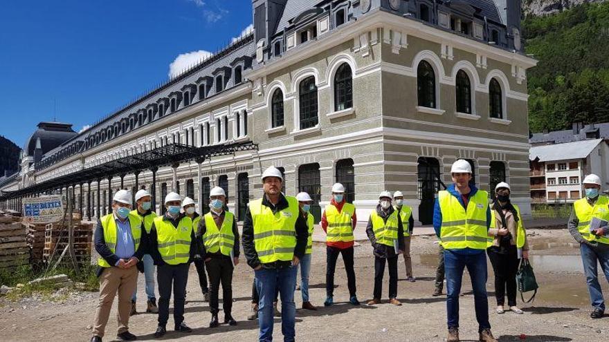 La nueva estación de Canfranc estará concluida en septiembre