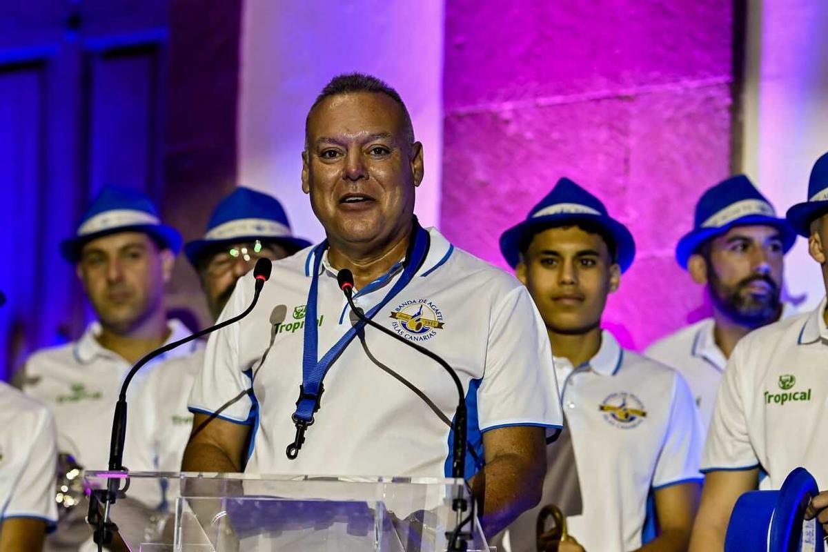 Pregón de las bandas de Guayedra y Agaete en la Fiestas de Las Nieves 2026