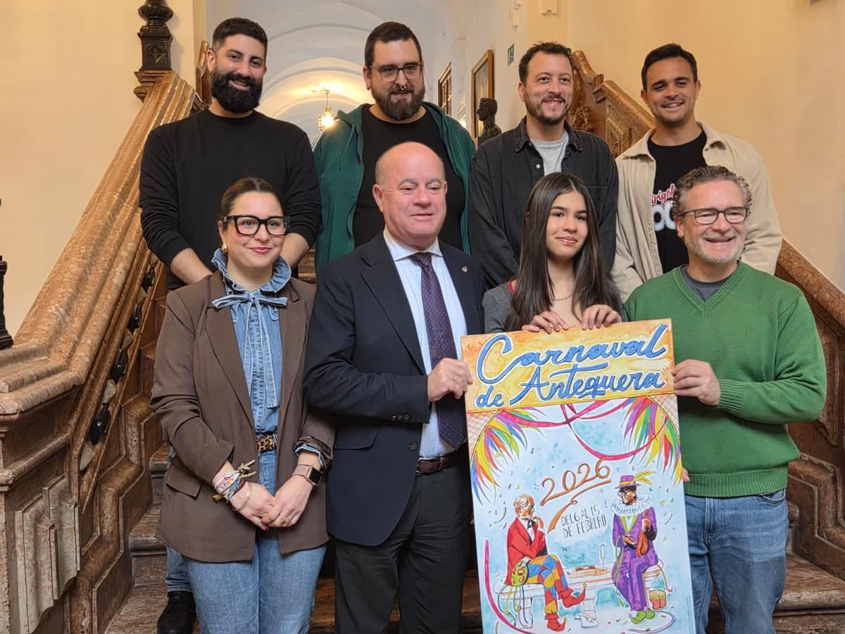 Presentación del cartel del Carnaval de Antequera de este 2026