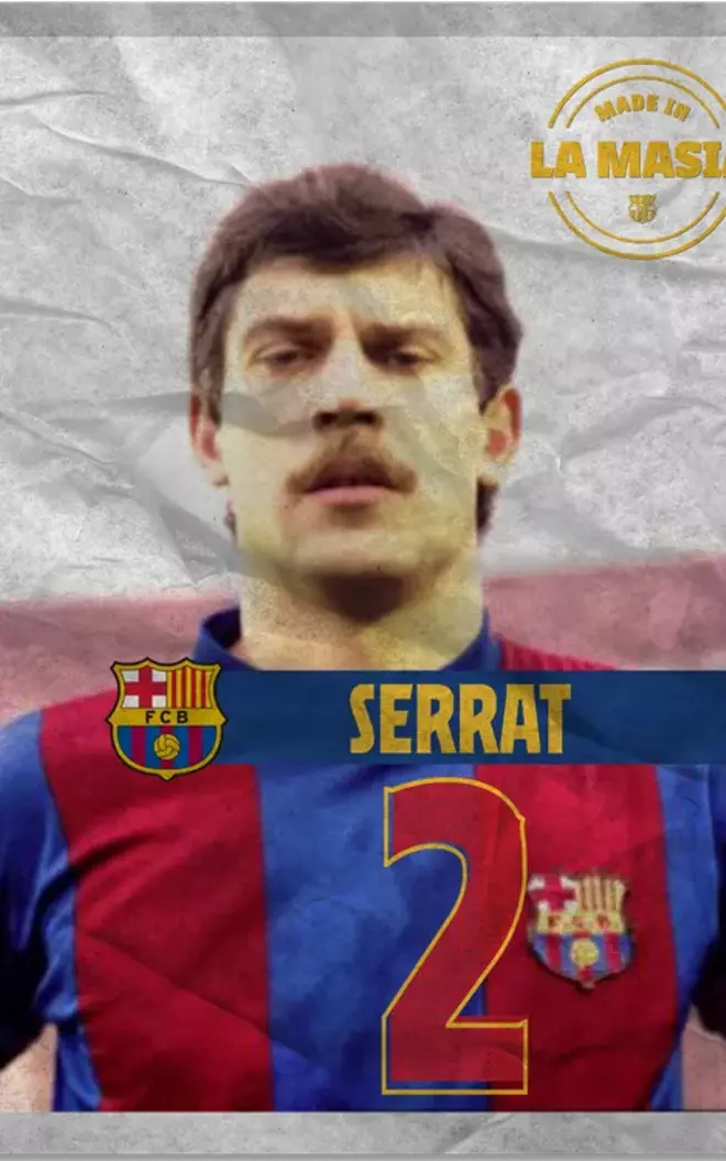 2. Adjutori SERRAT 9/9/79. Debut en Liga Zaragoza – FCB 1979-80. 28 Partidos oficiales