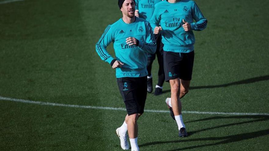 Cristiano vuelve a ejercitarse en el gimnasio