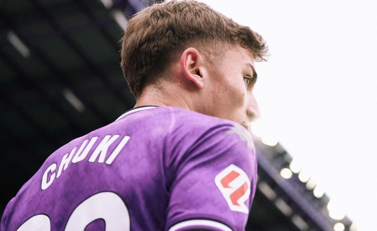 Chuki, futbolista del Valladolid