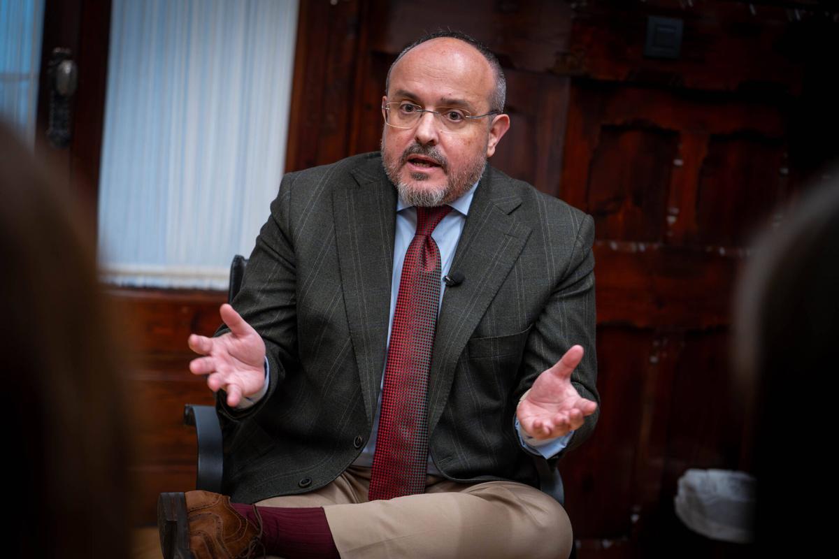 Alejandro Fernández, líder del PP catalán.