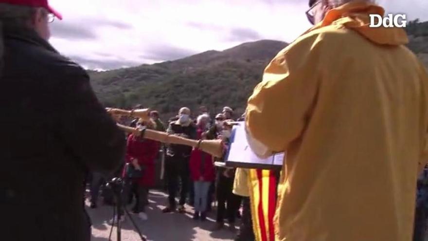 Concentració contra el tancament de fronteres