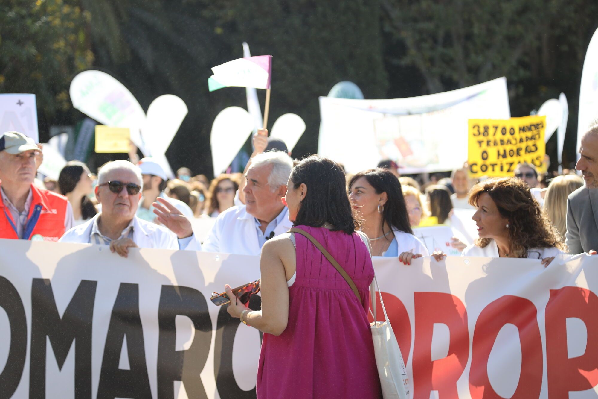 MLG 03-10-2025 Manifestación de la sanidad pública en Málaga.