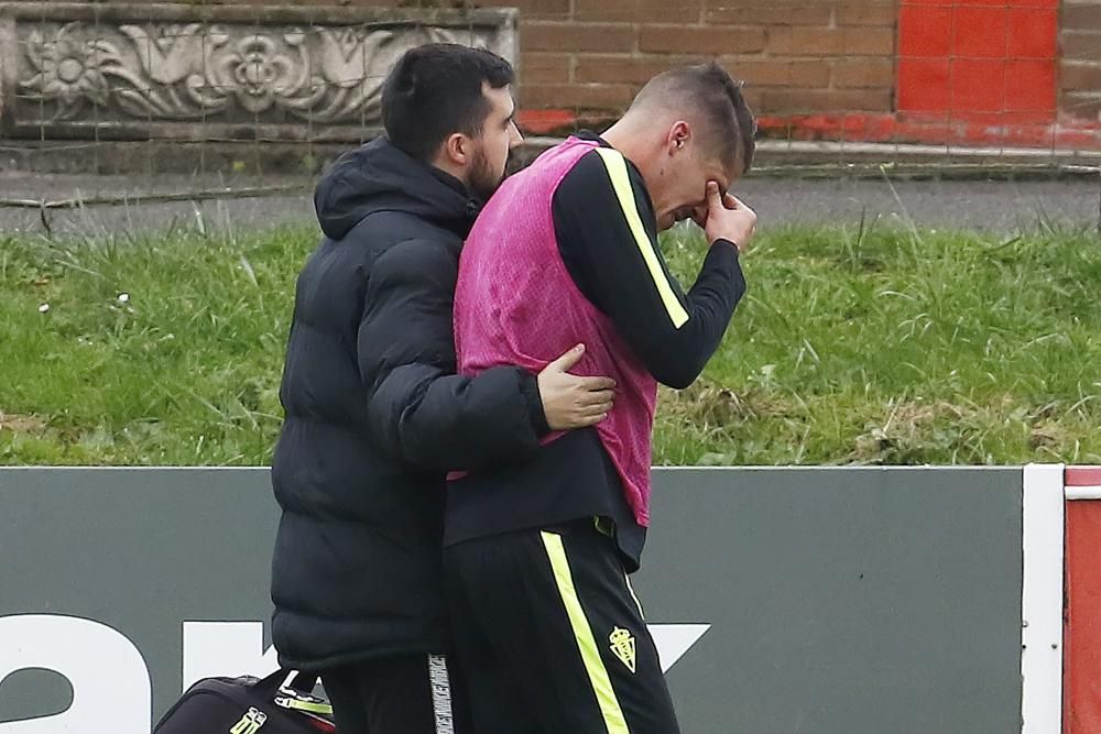 Entrenamiento del Sporting