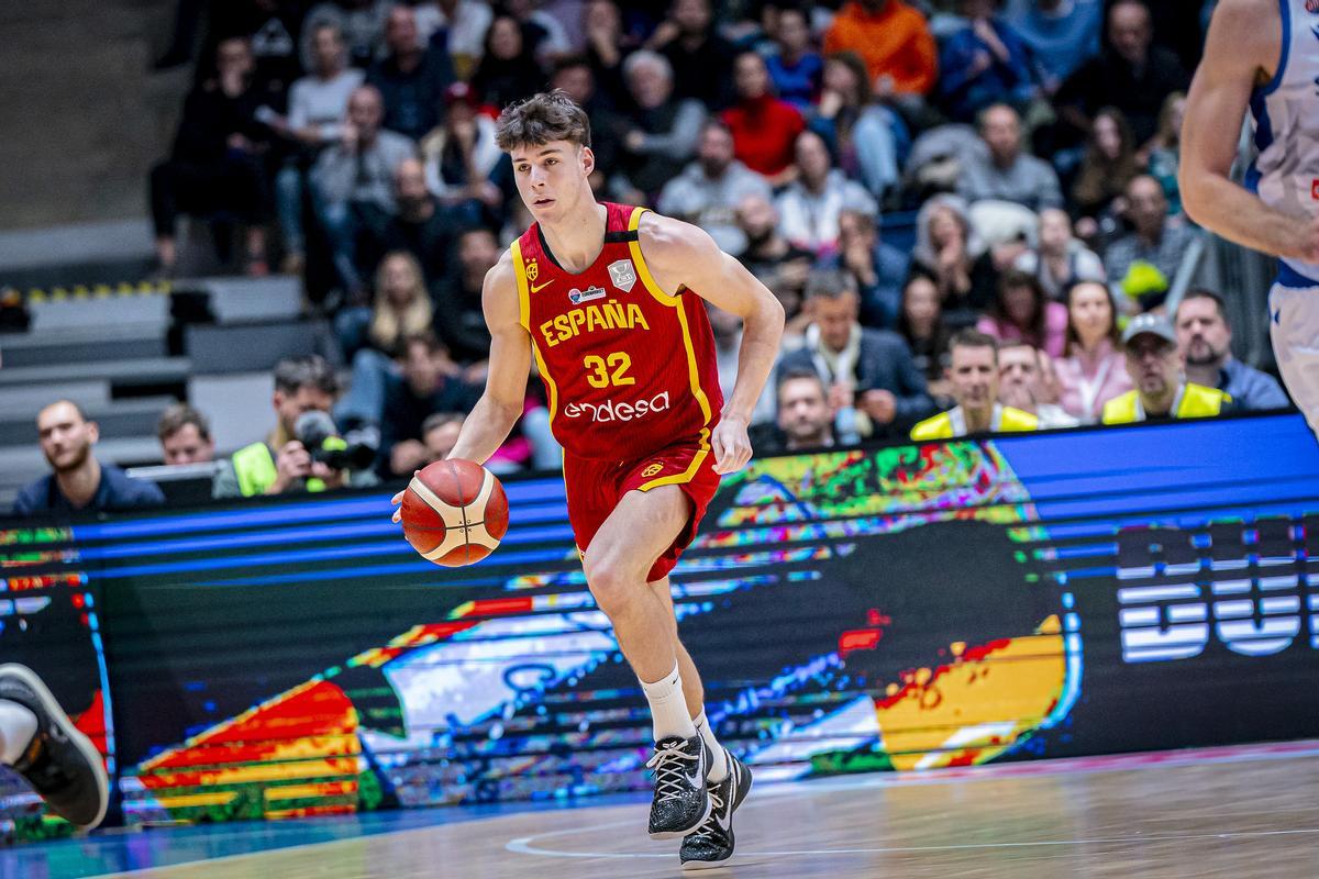 El malagueño Mario Saint-Supéry debutó este viernes con la selección española.