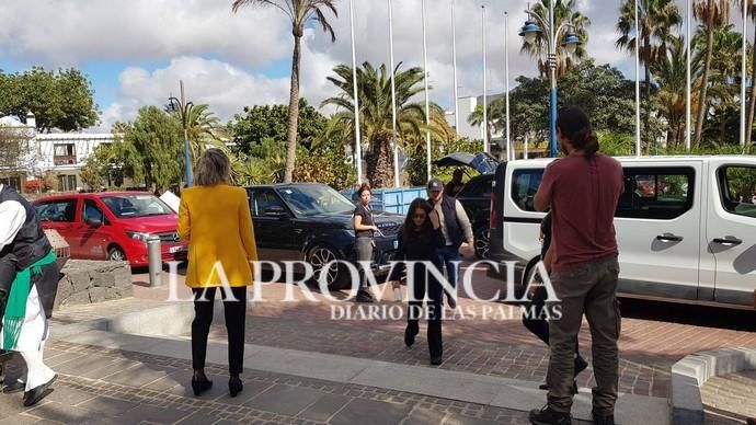 Salma Hayek ya está en Lanzarote para el rodaje de