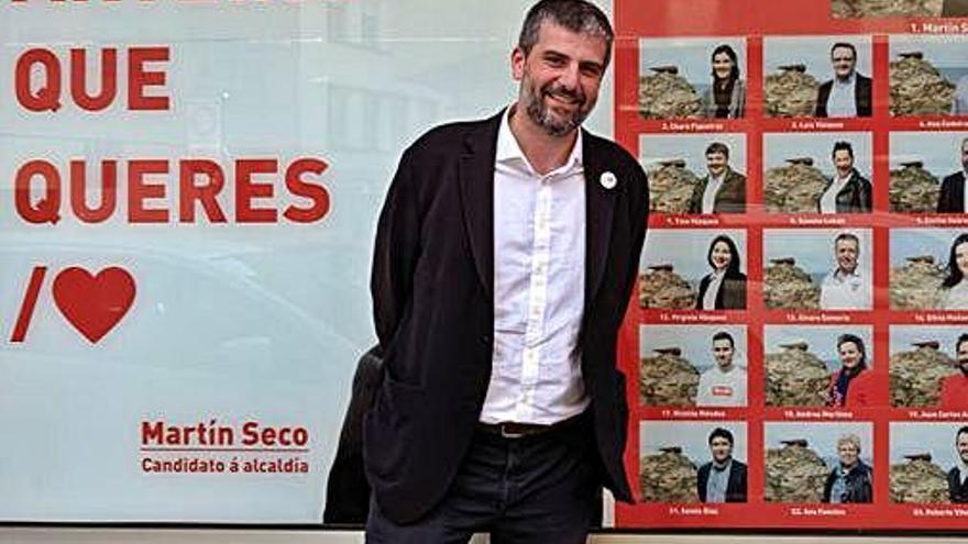 O candidato do PSOE, Martín Seco.
