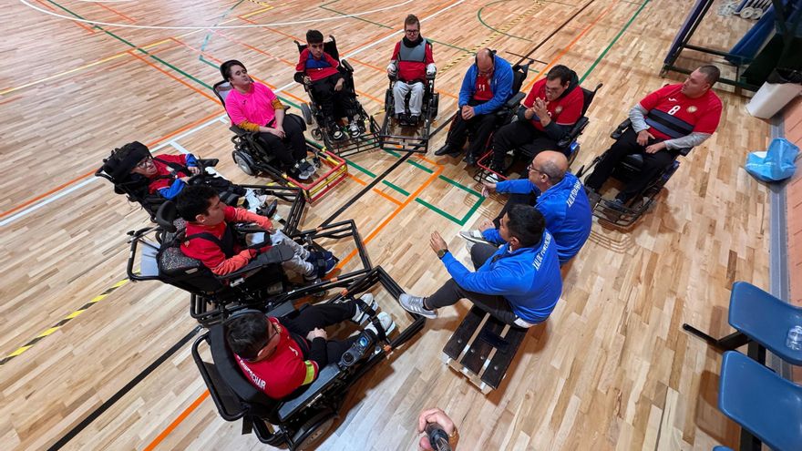 Pleno del Xaloc Alacant en la II Jornada de la Liga Nacional de Powerchair