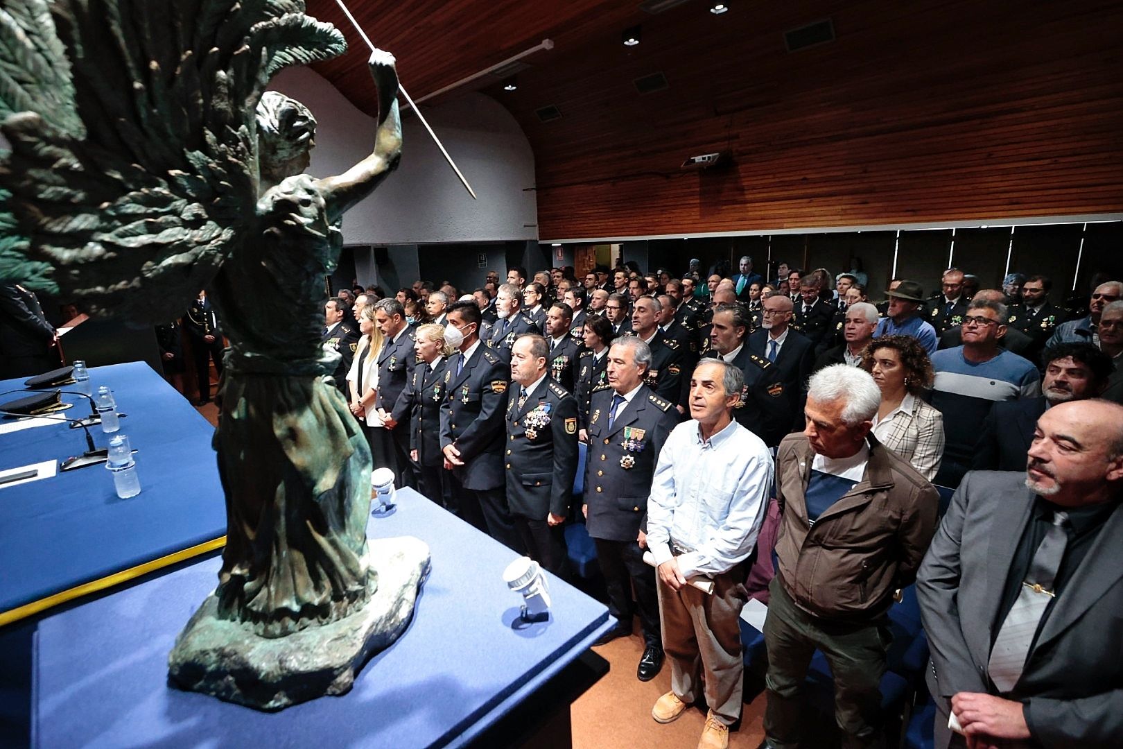 Celebración del acto del 199 aniversario de la fundación de la Policía Nacional