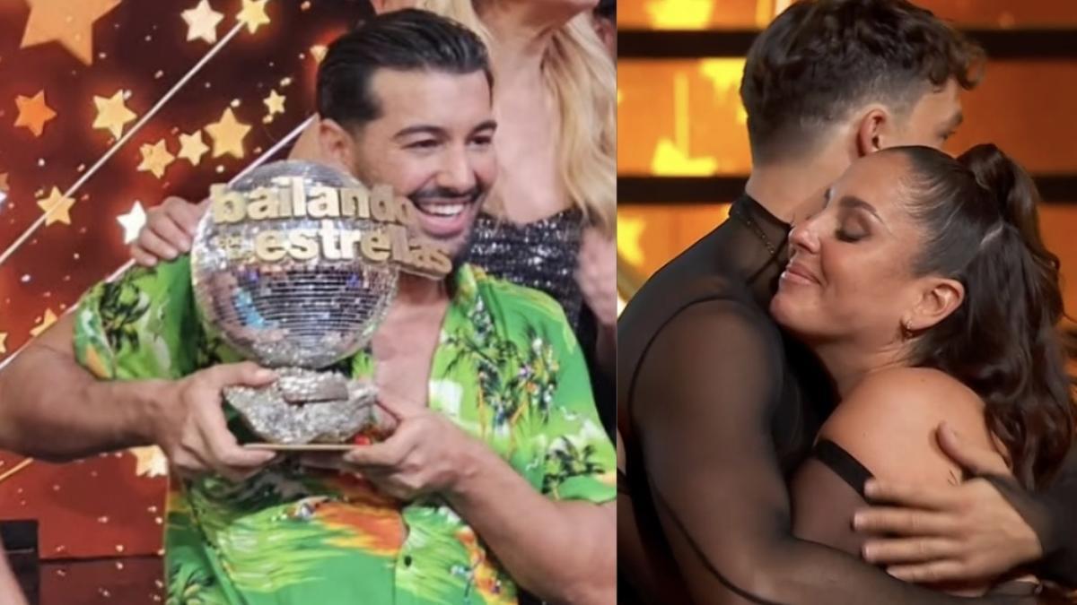 Jorge González y Anabel Pantoja, en la final de 'Bailando con las estrellas'.