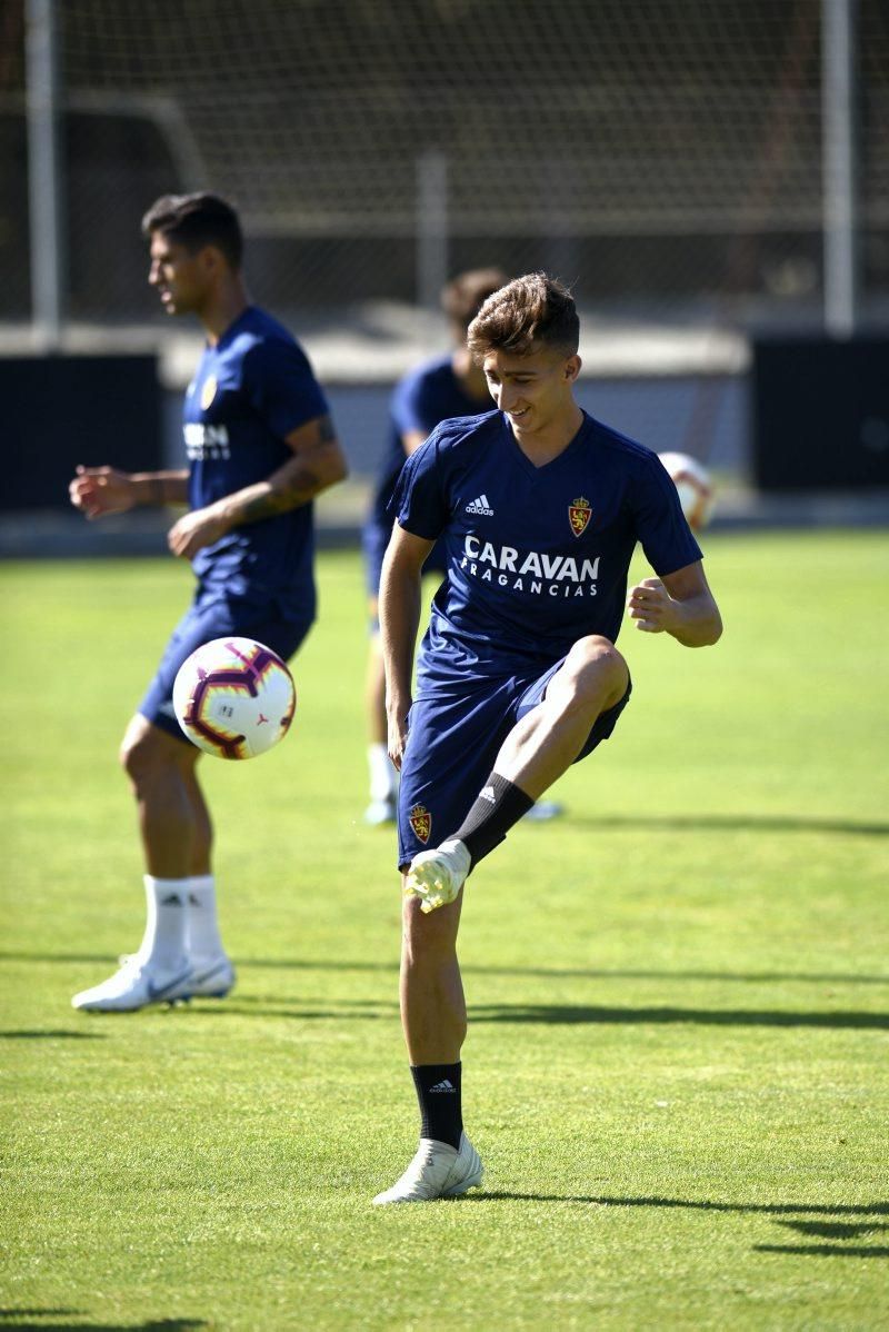 Entrenamiento del Real Zaragoza en la Ciudad Deportiva