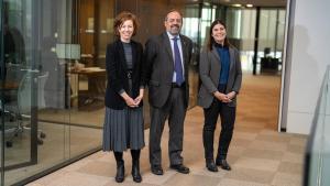 Los participantes de la mesa redonda dedicada a los gases renovables celebrada en las instalaciones de EL PERIÓDICO en Barcelona.