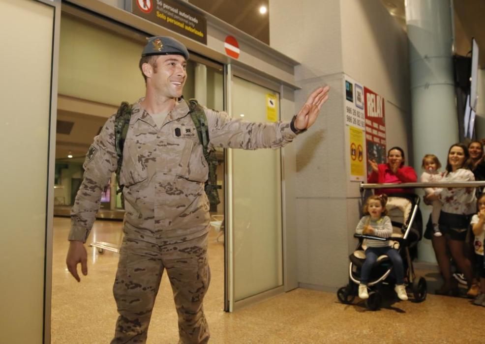 La primera rotación con unos 120 militares de la Brilat procedente de Malí llega a Vigo