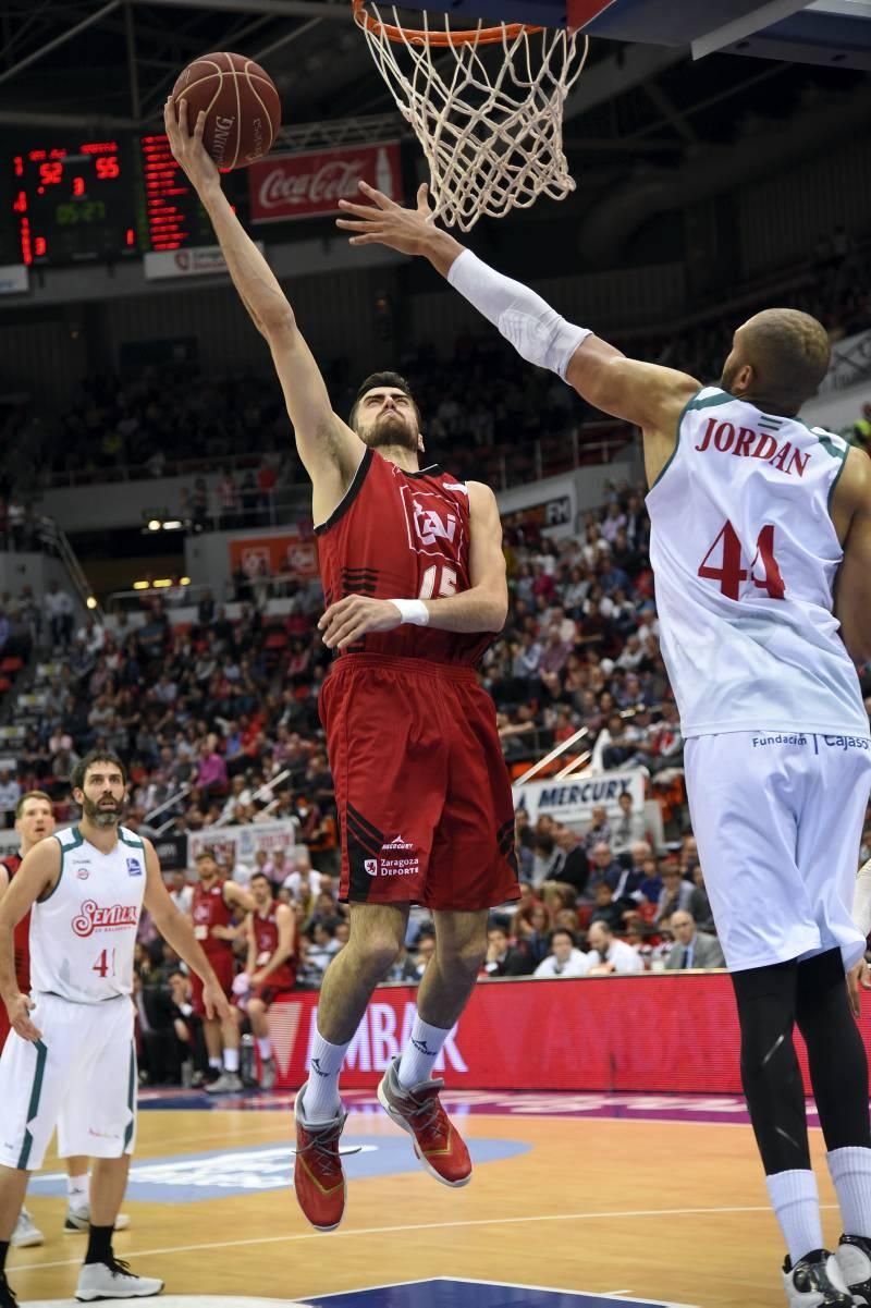 Las mejores imágenes del triunfo del CAI Zaragoza sobre el Sevilla (91-87)