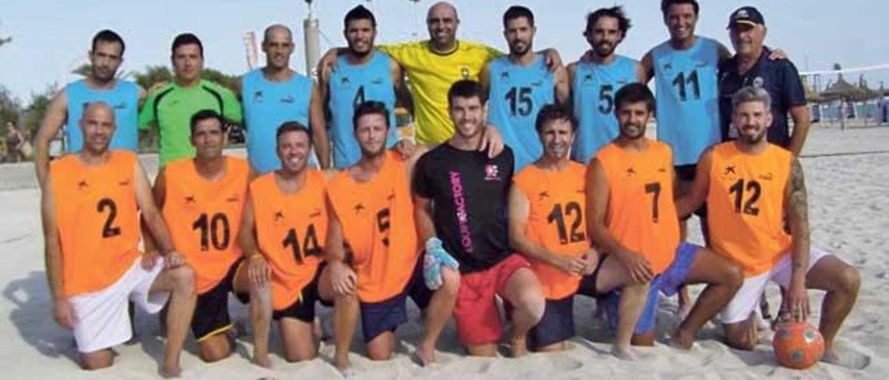 Selección balear de fútbol playa.