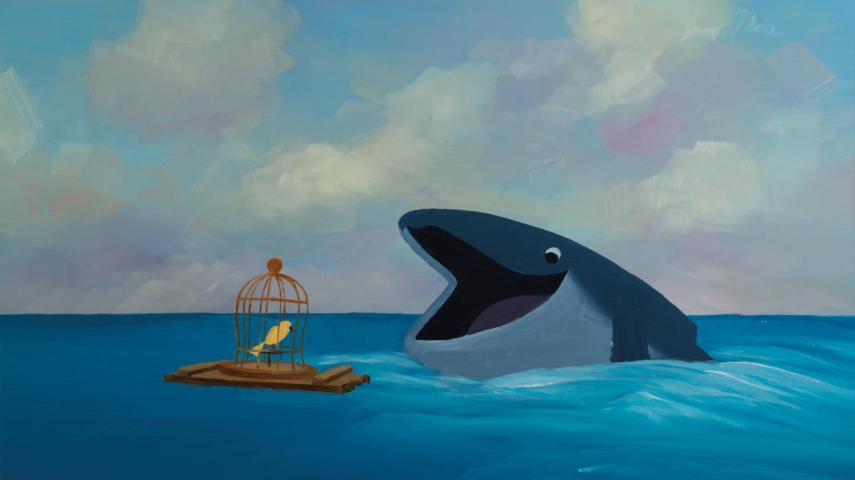 'L'ocell i la balena' es el más emotivo y sus imágenes surgen de la tradición pictórica.