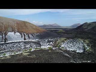 La histórica 'nevada' que cubrió de blanco los volcanes de Lanzarote