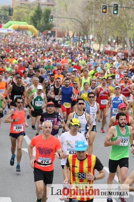 Media Maratón de Murcia: salida