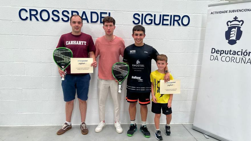 Agustín Fernández y Diego Filloy ganan un torneo en Sigüeiro