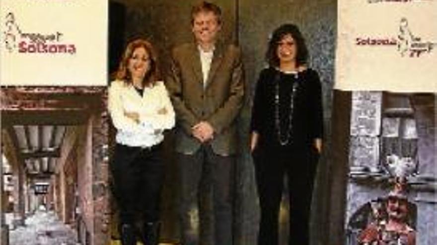 D&#039;esquerra a dreta, Dolors Garrigasait, David Rodríguez i Olga Llobet