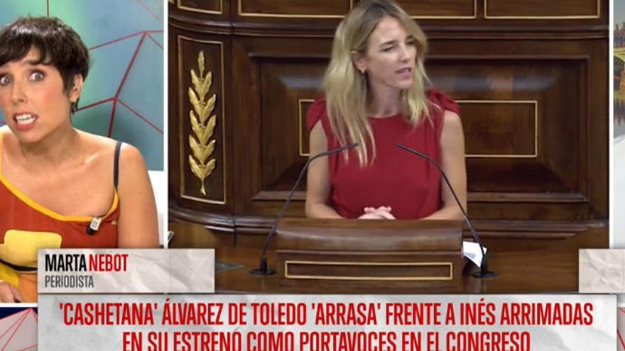 Marta Nebot interviene en &#039;Todo es mentira&#039;.