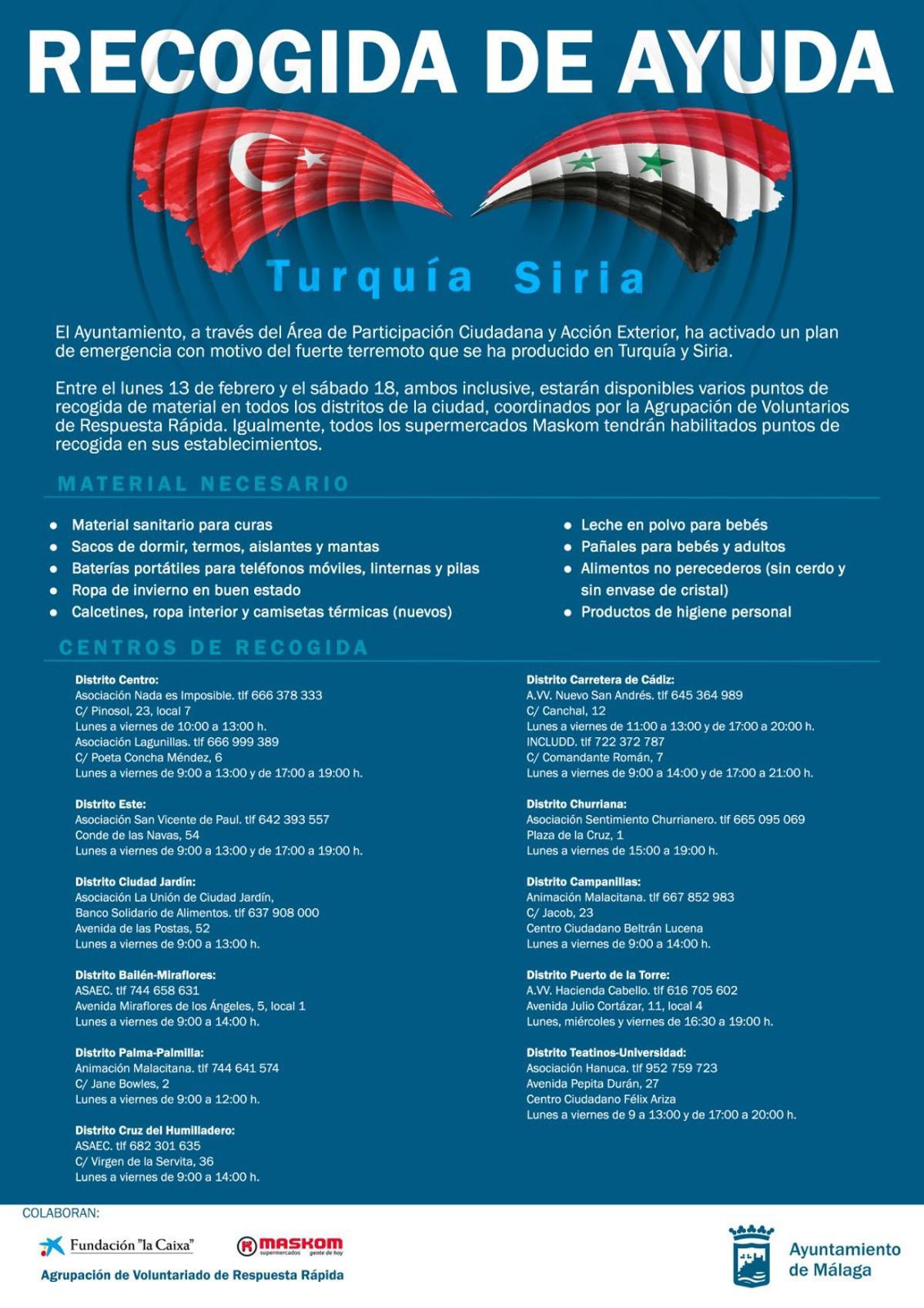 Los puntos de recogida aún siguen abiertos.