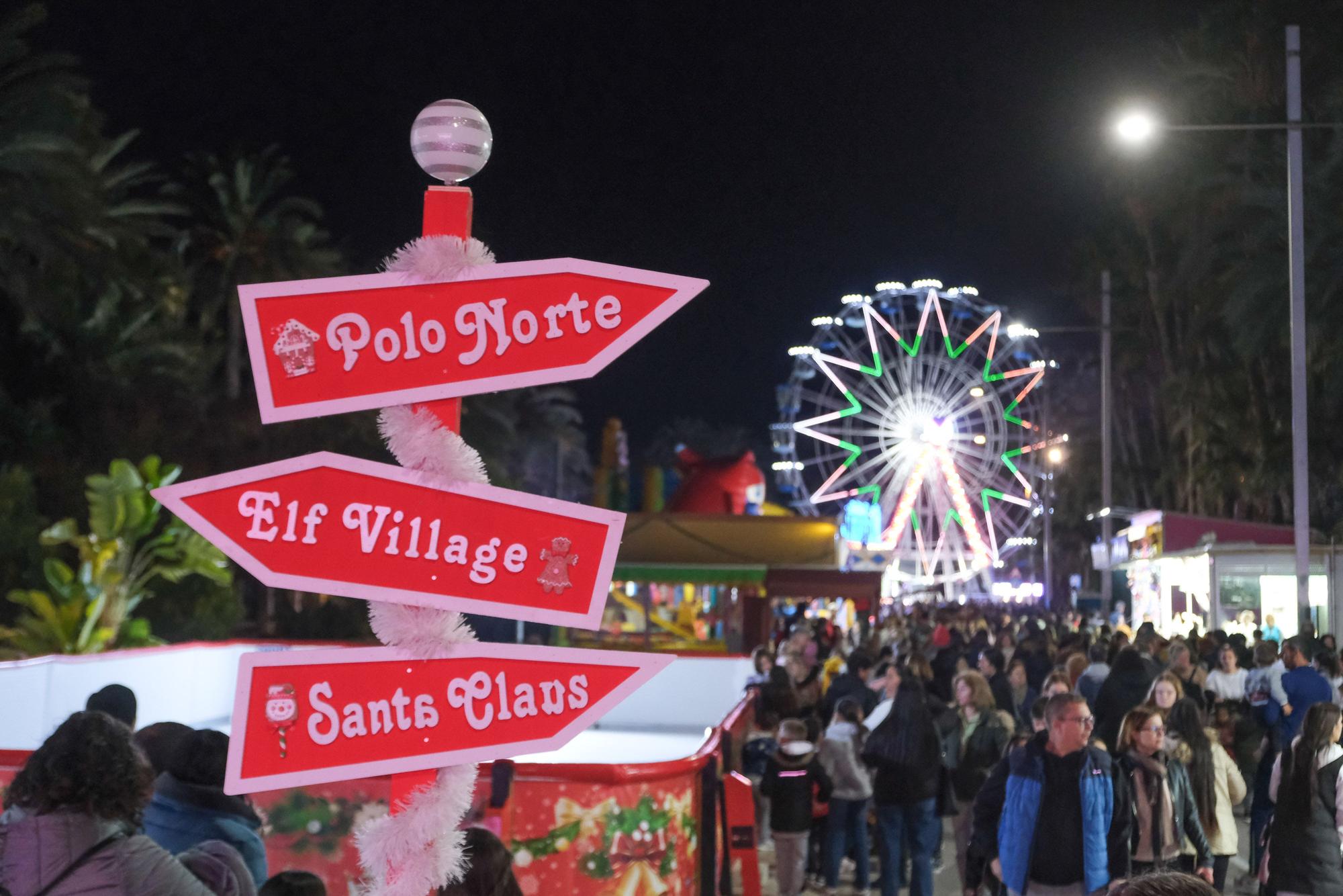 Así ha sido la inaguración de la feria y mercadillo navideño del Paseo de La Estación