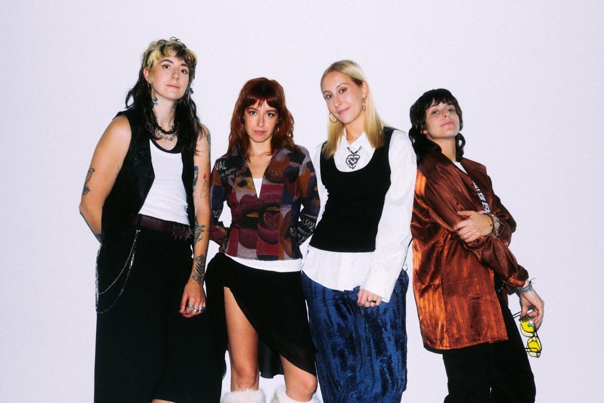 Las cuatro integrantes de la formación "Ginebras"