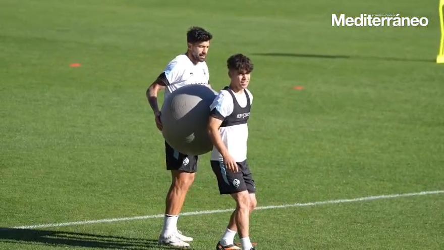 La preparación del Castellón-Las Palmas del domingo en el SkyFi Castalia