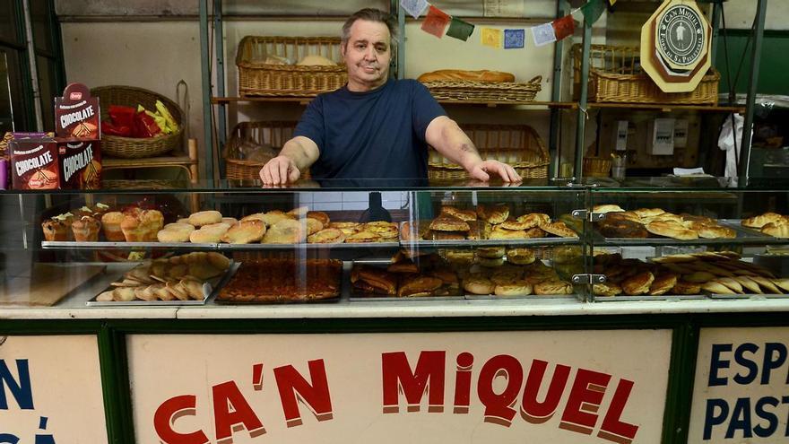 Miquel Pujol Ferragut en el Forn de sa Pelleteria