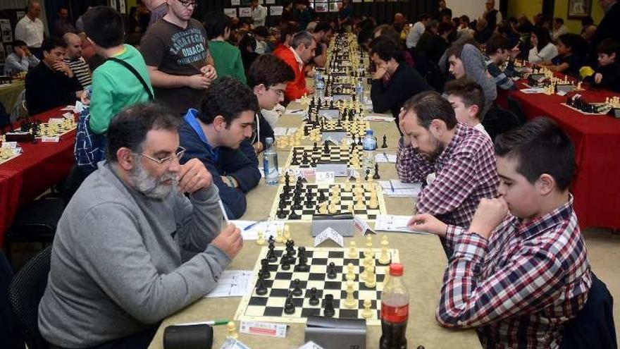 Jugadores en la jornada de ayer del Memorial. // Rafa Vázquez