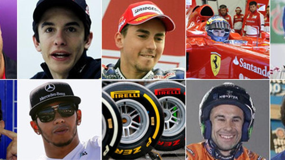 Los 10 nombres del mundo del motor en 2013