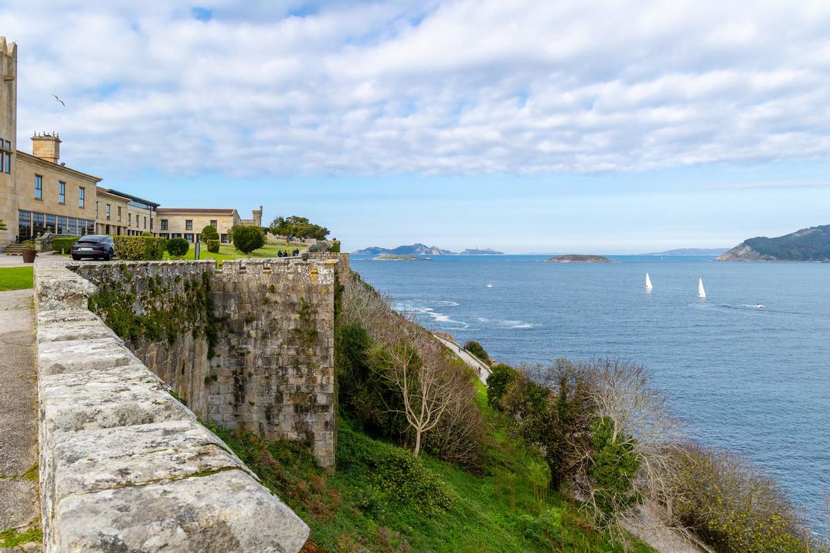 La Fortaleza de Montereal en Baiona que hoy es parador