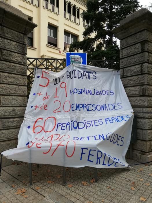 Nova manifestació d'estudiants a Manresa