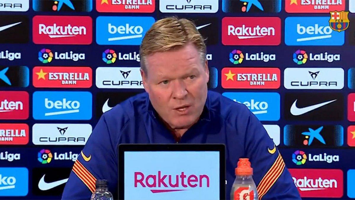 Koeman comparece este sábado en la sala de prensa