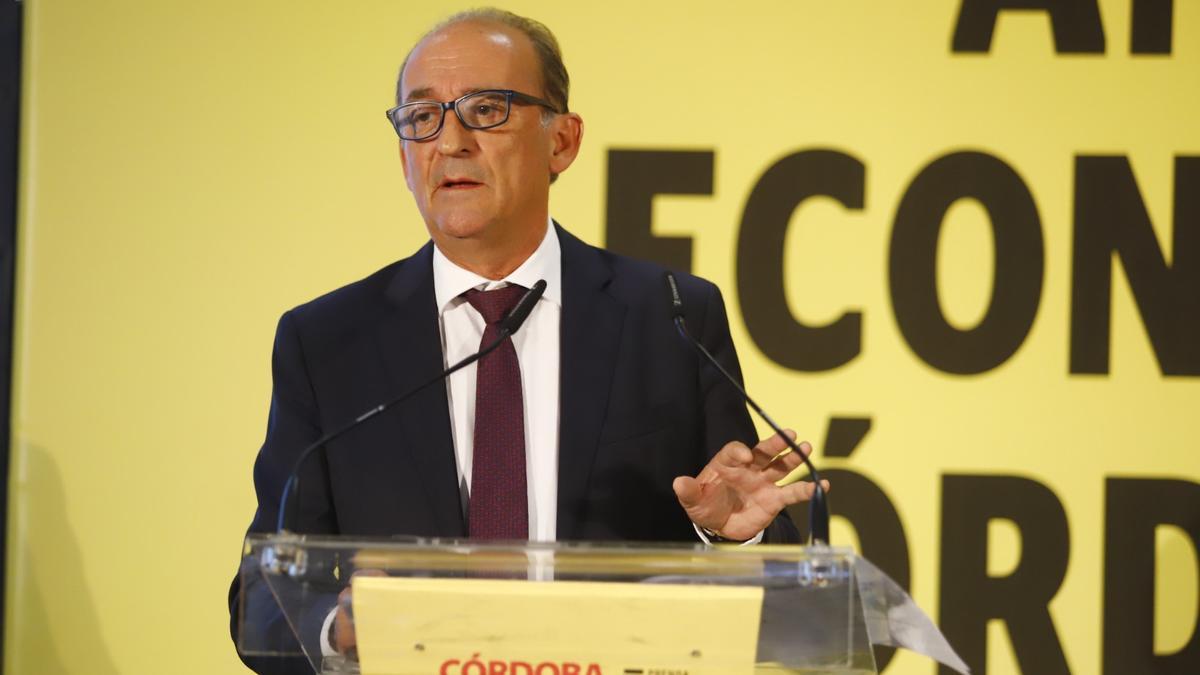 Gabriel Pérez-Alcalá, en la conferencia.