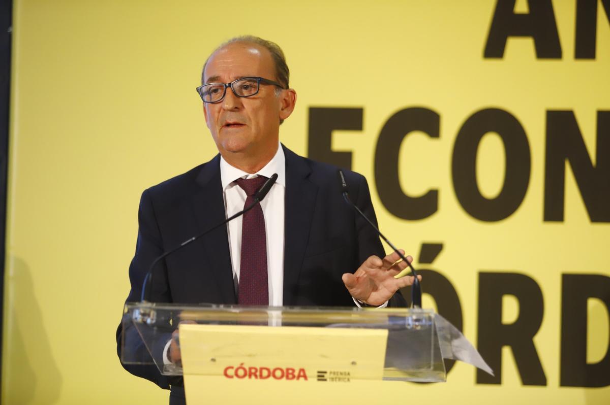 Gabriel Pérez-Alcalá, en la conferencia.
