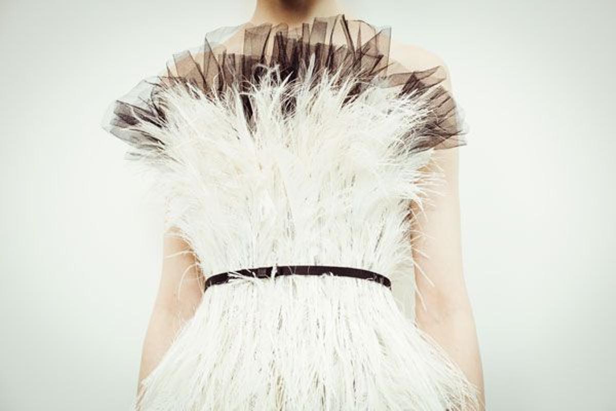 Dior Alta Costura Primavera/Verano 2018: detalles de tul y plumas