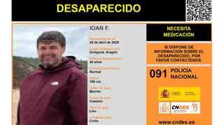 Desaparece un hombre de 40 años en Zaragoza que necesita medicación