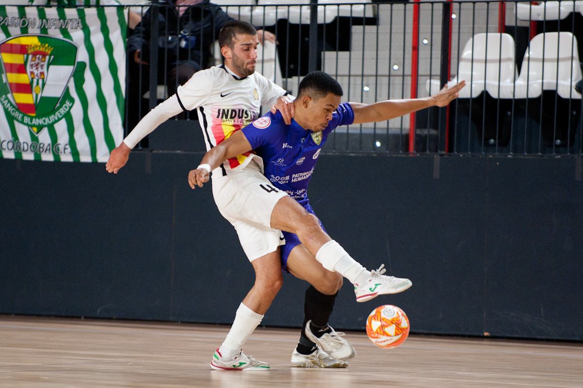 Muhammad, en el partido entre el Industrias Santa Coloma y el Córdoba Futsal.