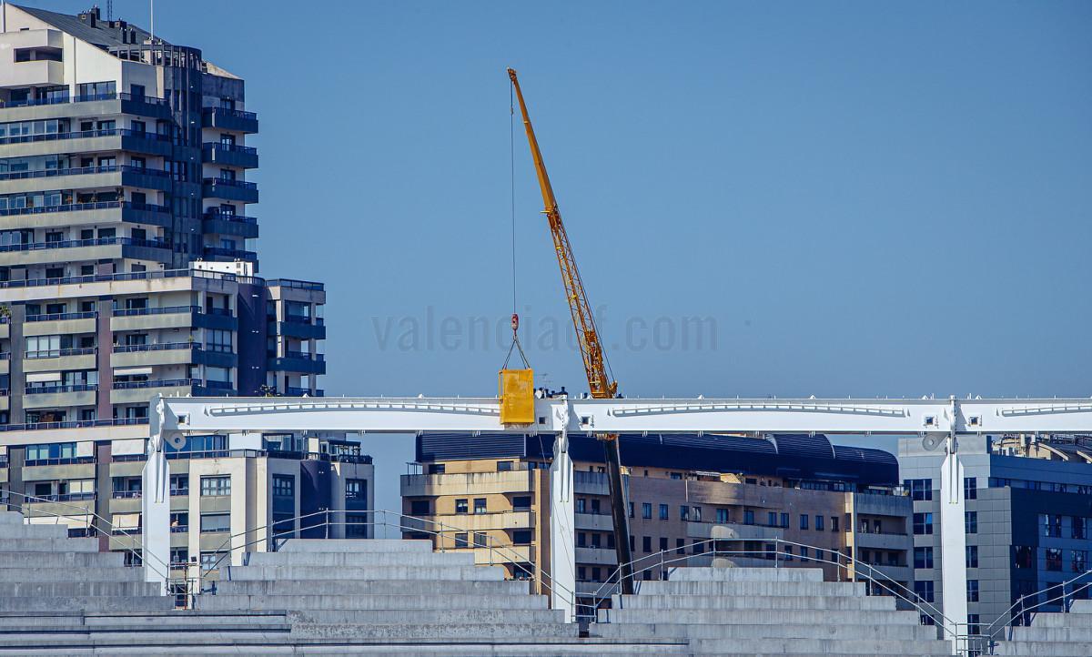 Así avanzan las obras del Nou Mestalla.