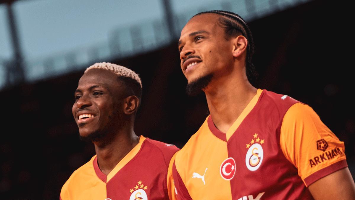 La impresionante presentación de Víctor Osimhen y Leroy Sané con Galatasaray