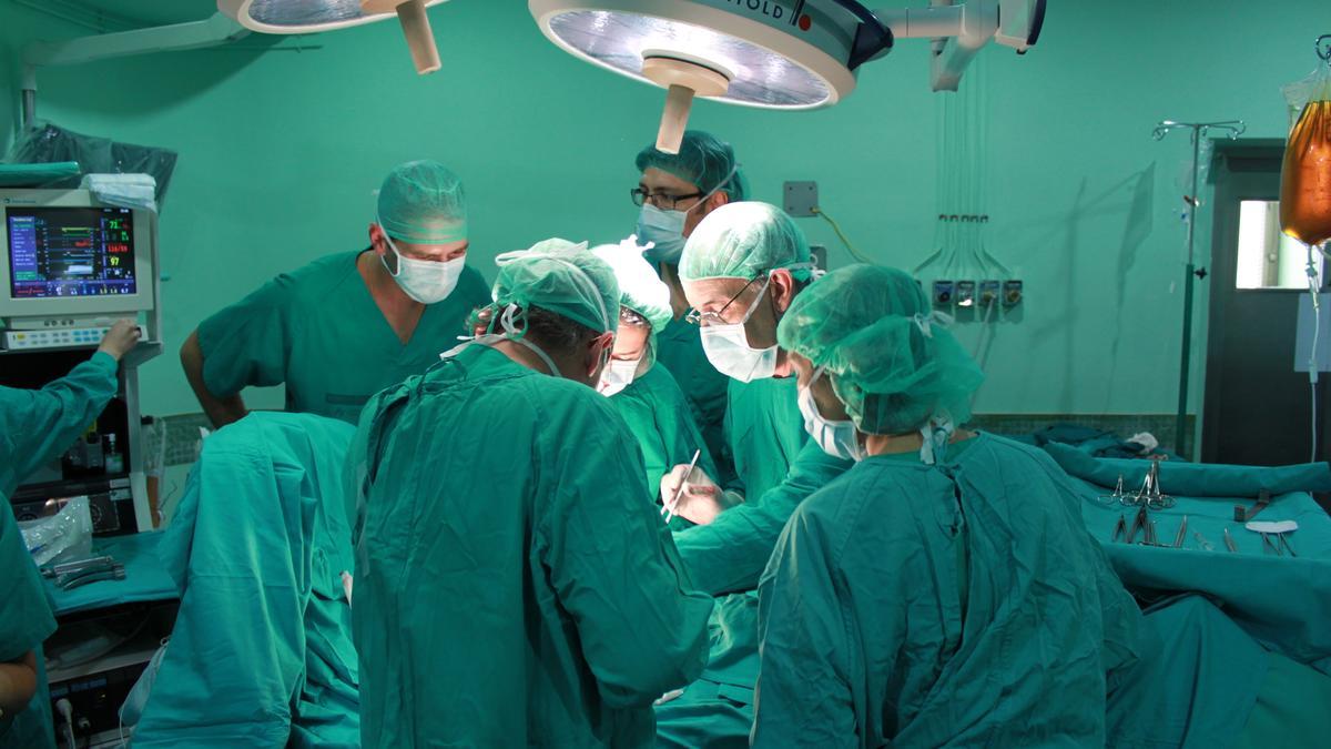 Una operación en el Hospital General de Elche