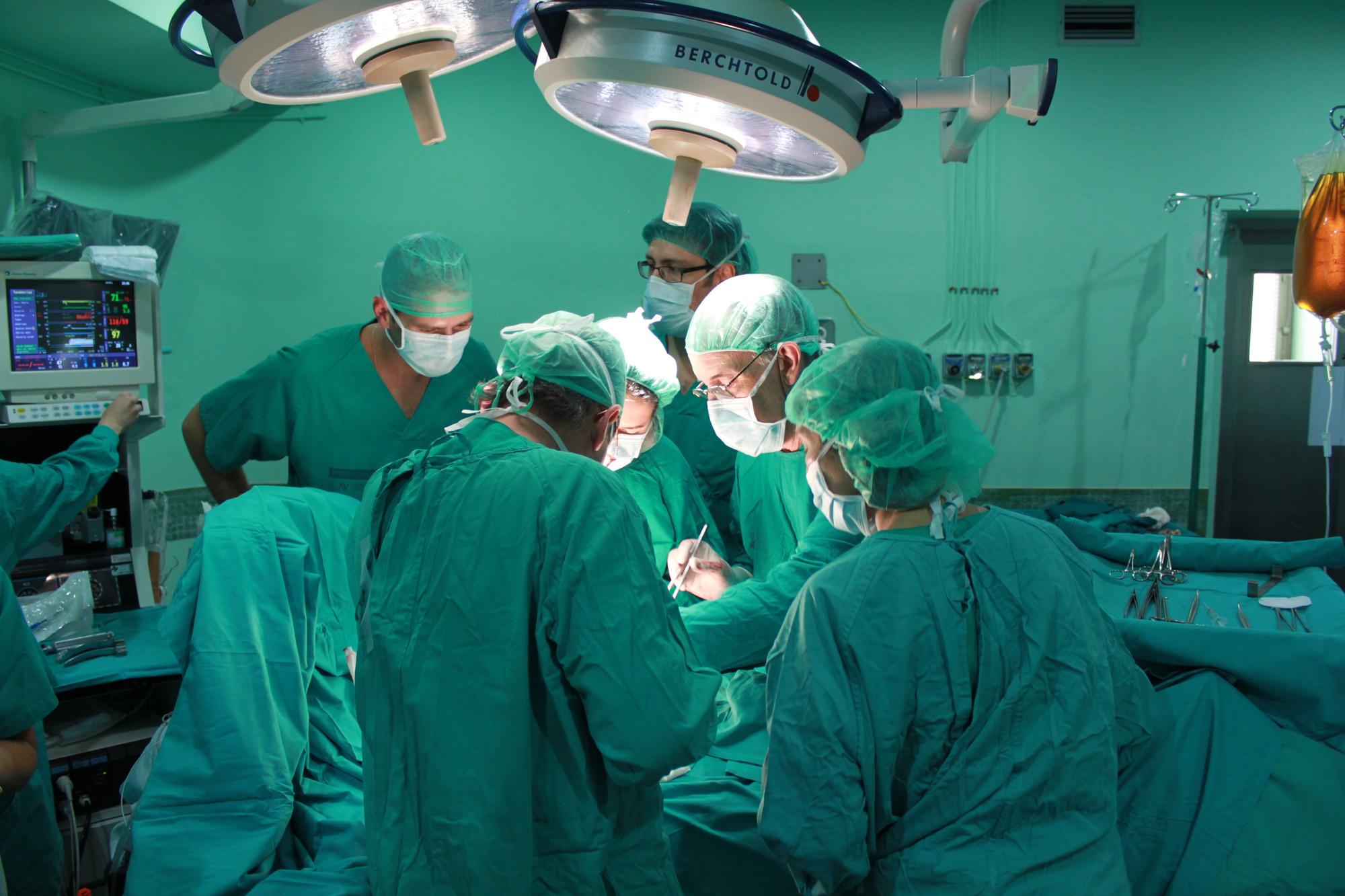 Una operación en el Hospital General de Elche