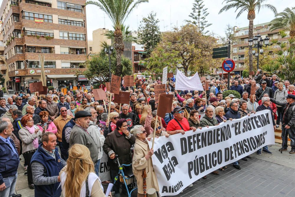 Manifestación en defensa de las pensiones públicas