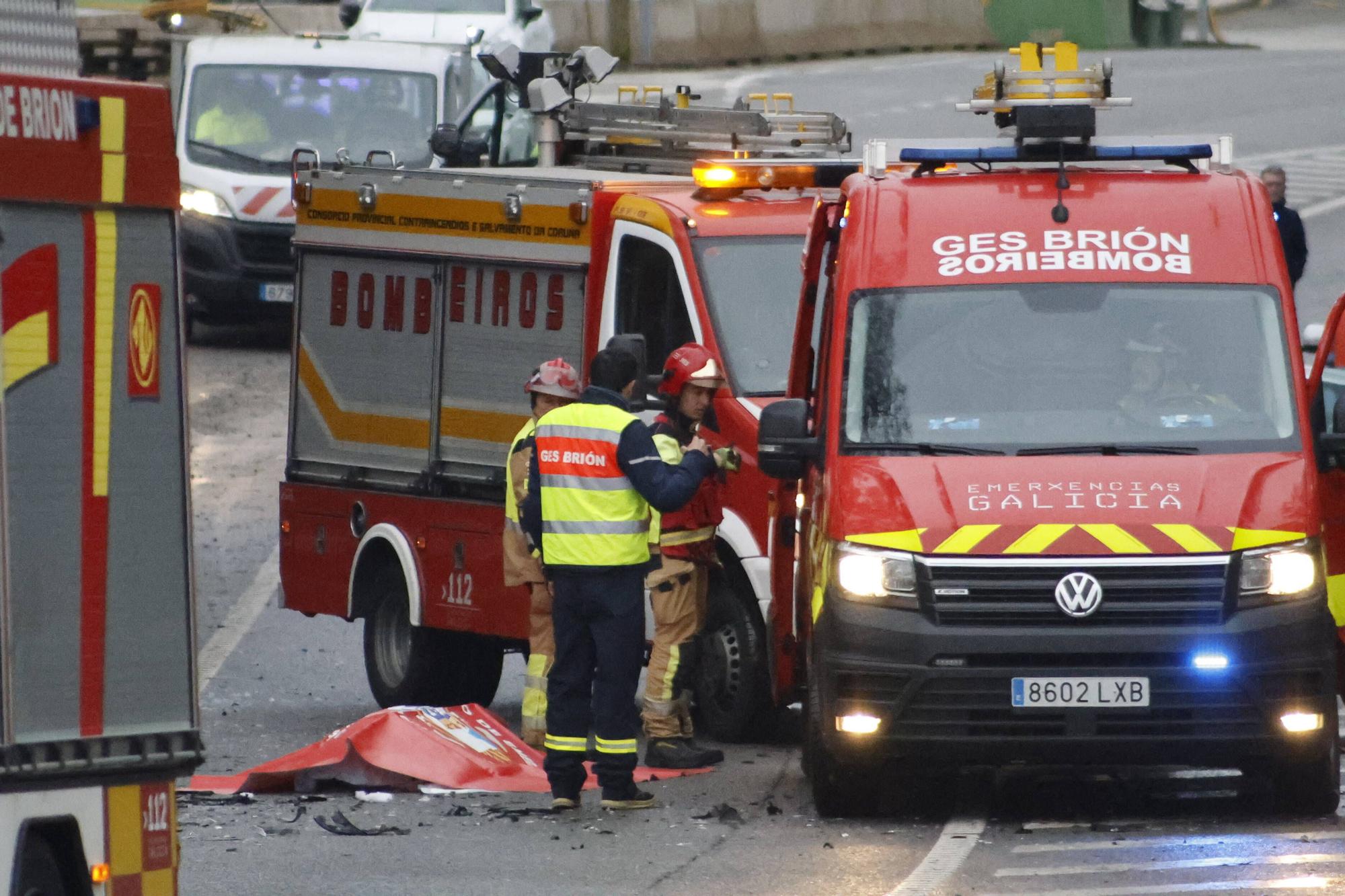 Dos fallecidos y dos heridos graves en un accidente en Ames 