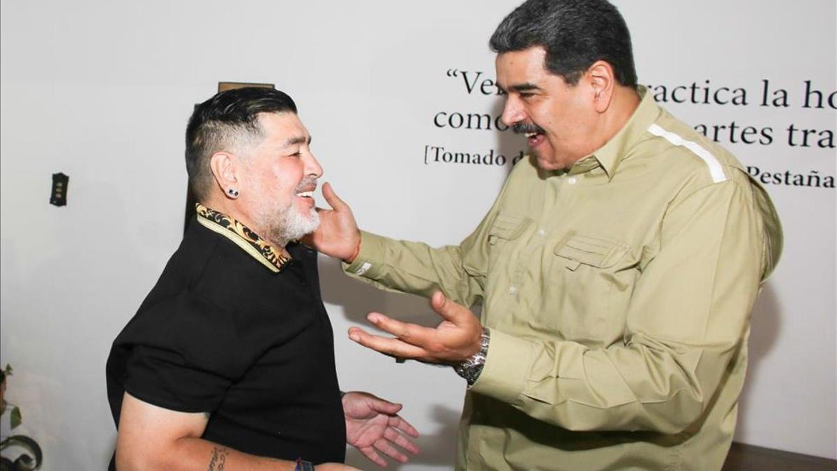 Maradona y Maduro mantienen una gran relación