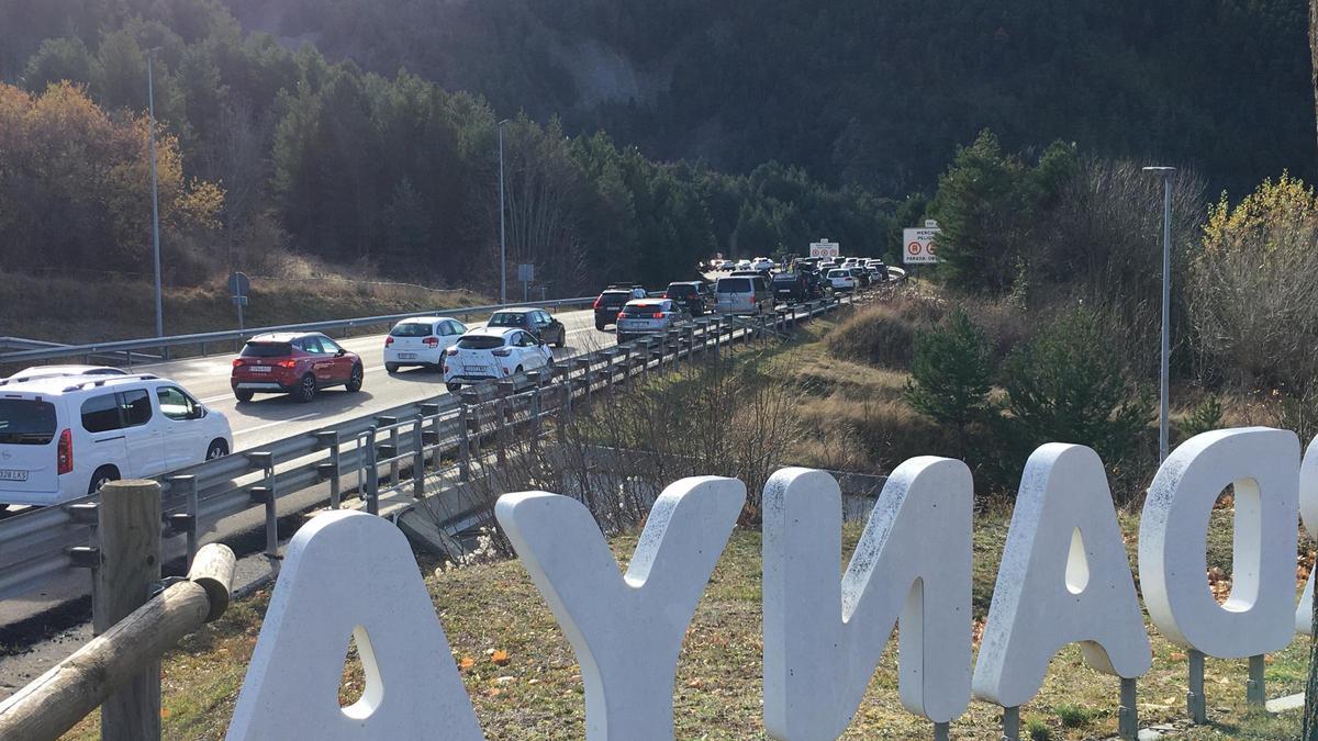 Vehicles marxant de la Cerdanya aquest diumenge a mig matí